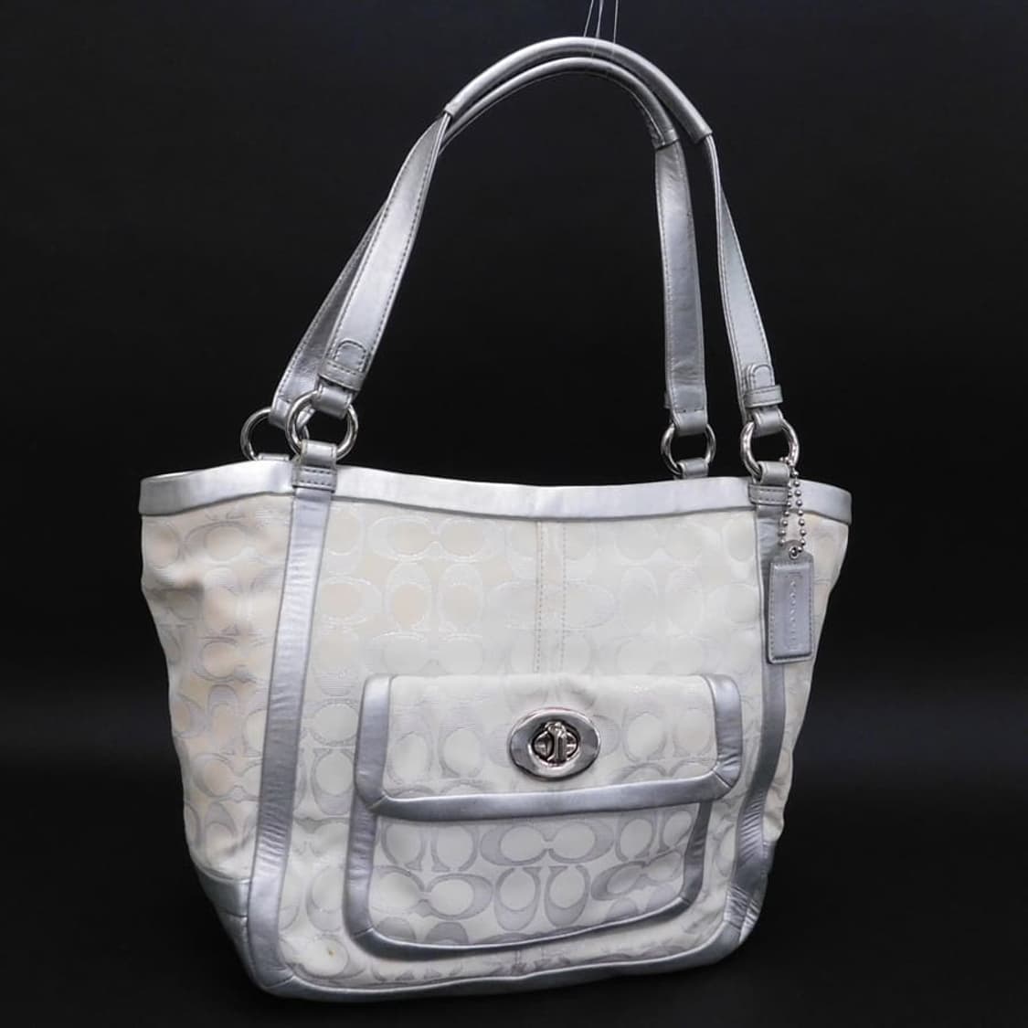 코치 실버 y2k 토트백 숄더백  상품이미지1
