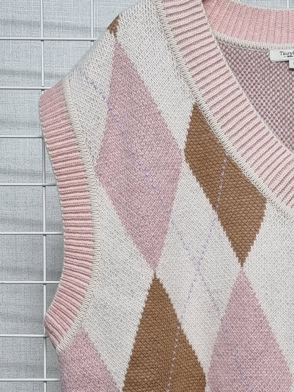 (택포) 써스데이아일랜드 니트베스트 니트조끼 상품이미지3