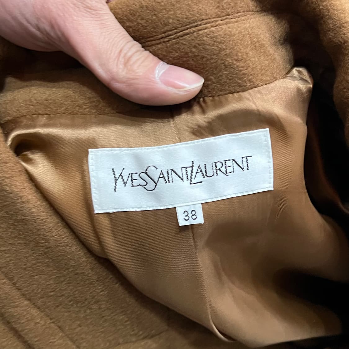  입생로랑 레오파드 울 코트 y14438 상품이미지6