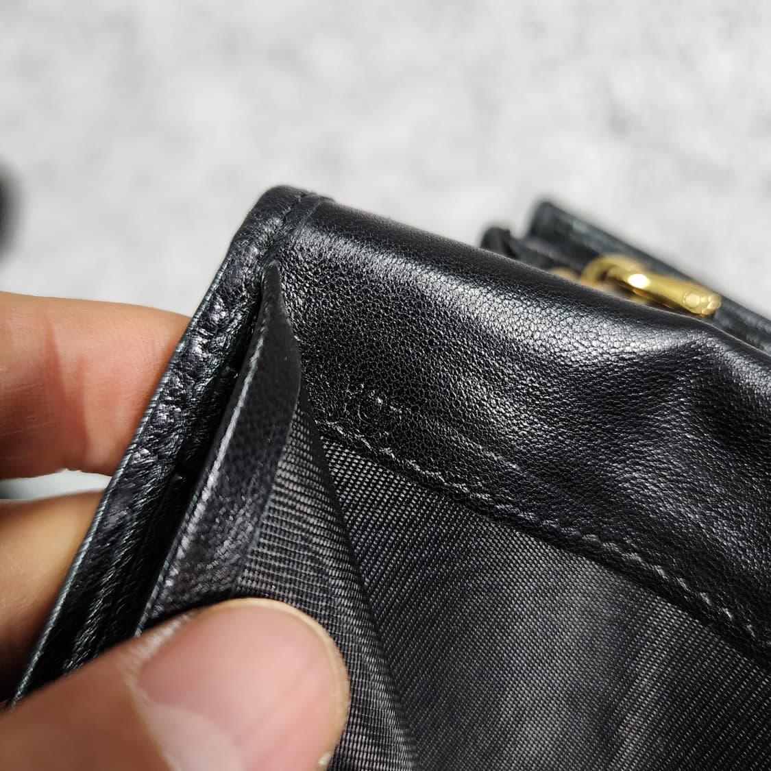 프라다 레더 장지갑 상품이미지8