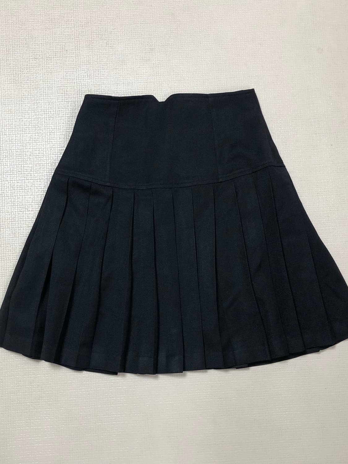 빈티지 블랙 플리츠 미디 스커트 상품이미지8