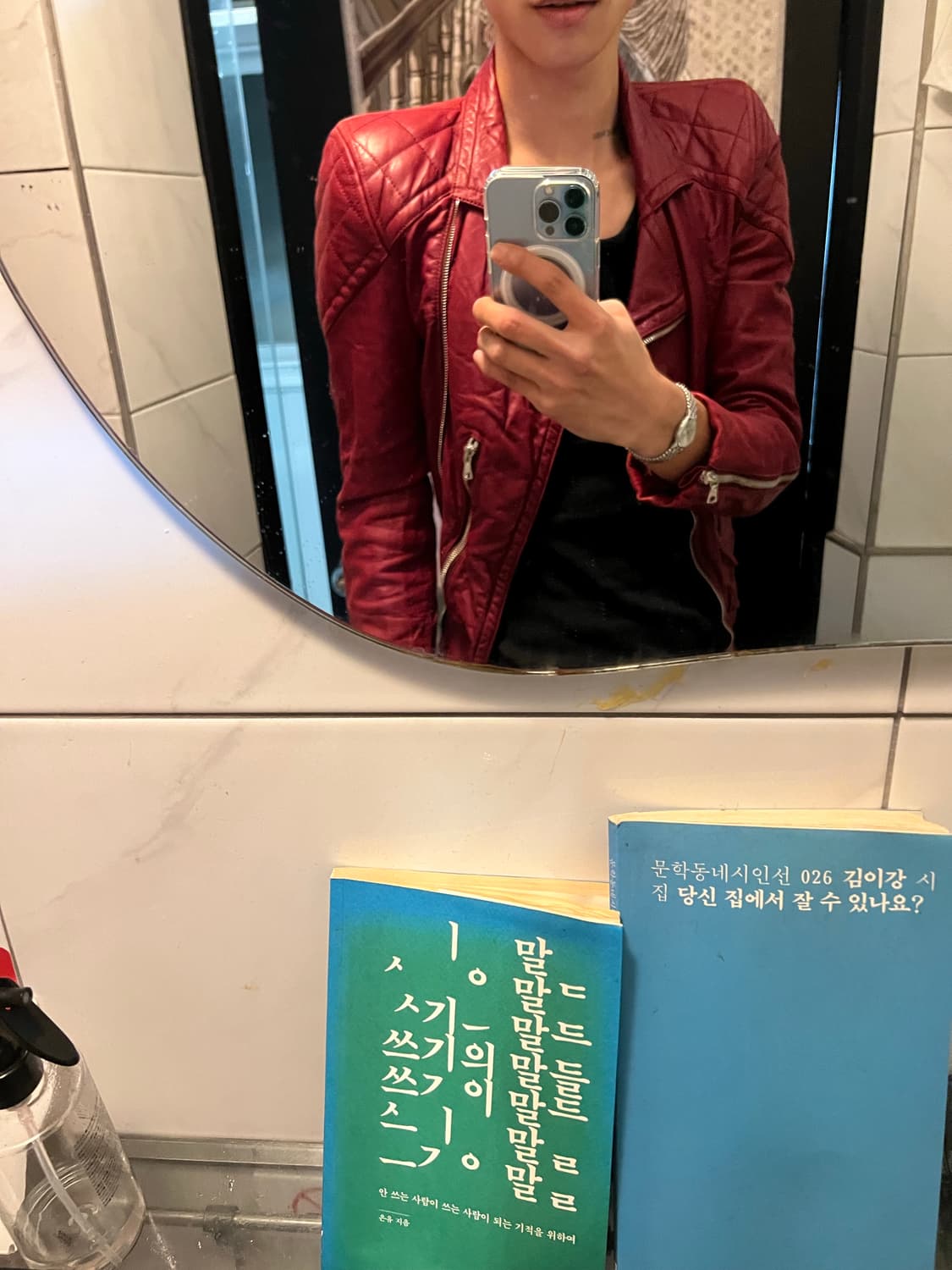 RED leather jacket by Marc Jacobs 09fw 상품이미지8