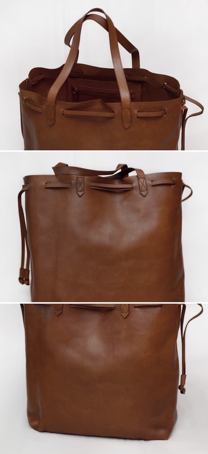 메이드웰 드로우스트링 트랜스포트 레더 빅토트.숄더백 상품이미지4