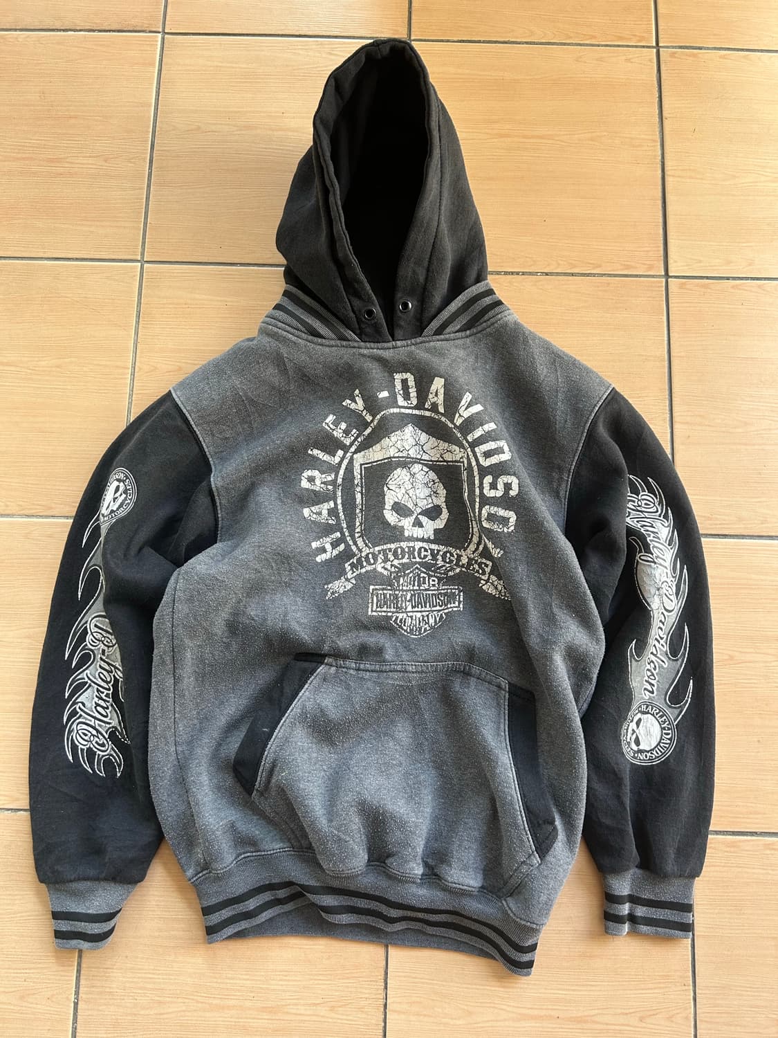 할리데이비슨 스컬 후디 상품이미지1