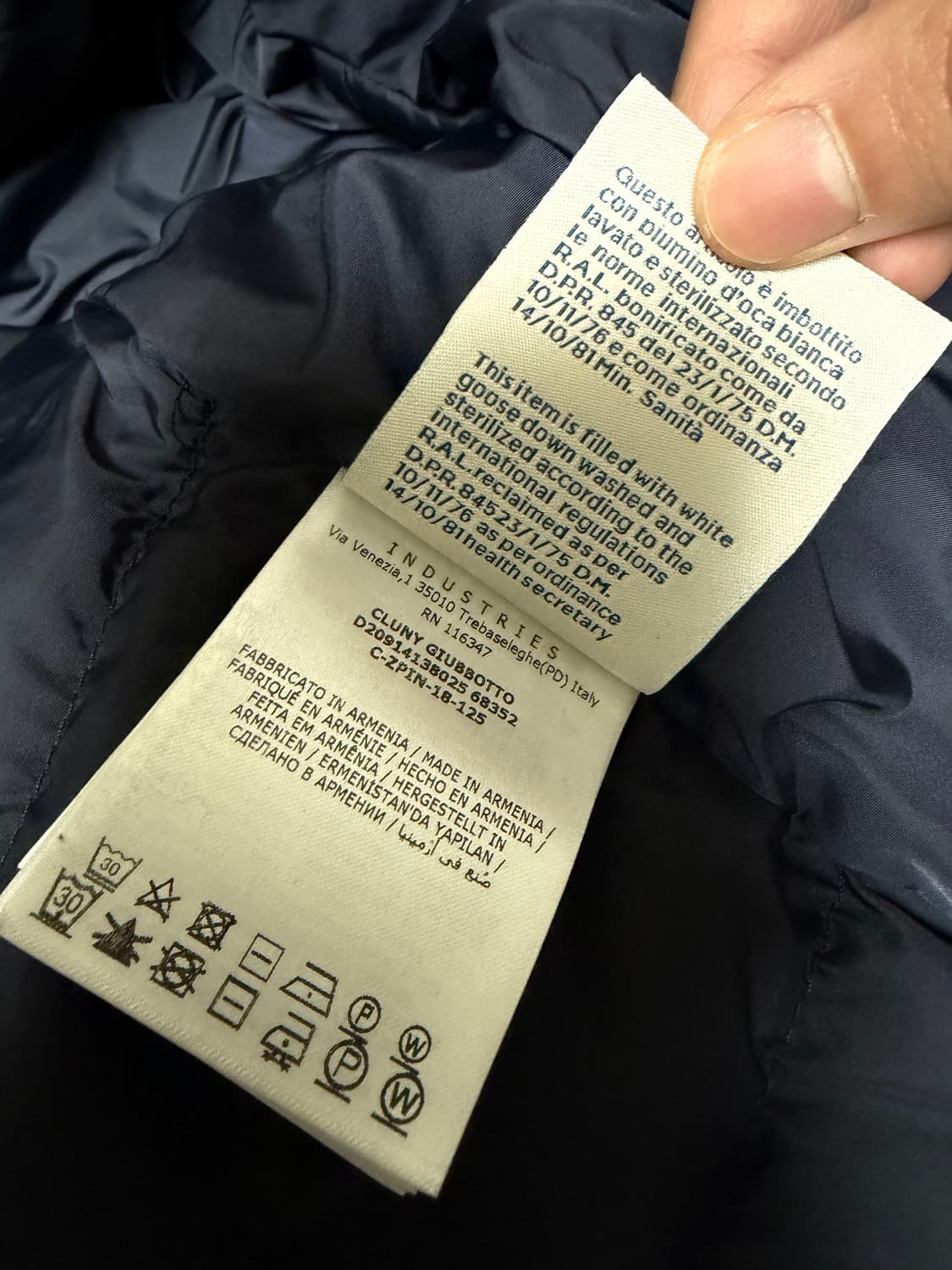 몽클레어클루니 다크네이비 5사이즈 상품이미지10