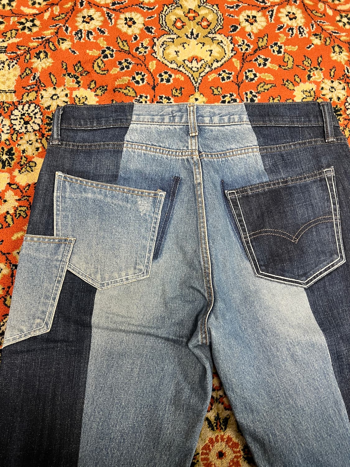 [33] LEVIS 리바이스 패치워크 커스텀 데님팬츠 상품이미지5