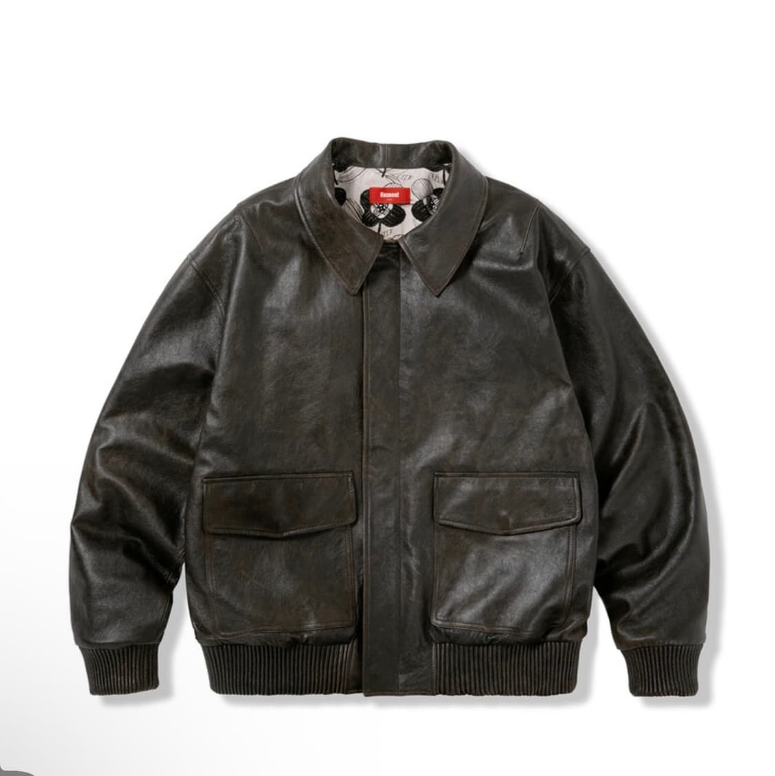 [2] 쿠스너프 kusneuf 램레더 리버서블 자켓 상품이미지1