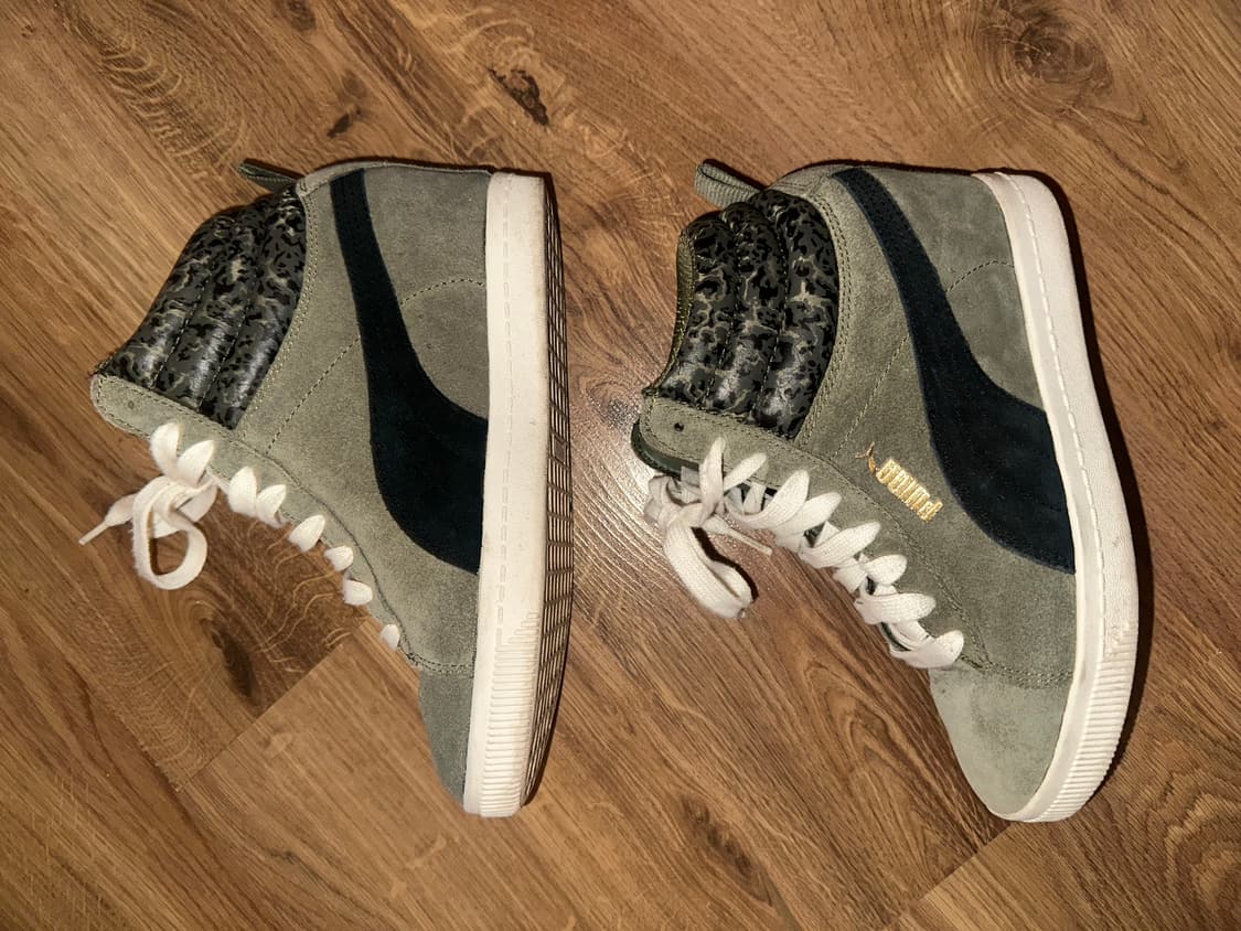 퓨마 카키 호피 웨지운동화 웨지스니커즈 상품이미지2