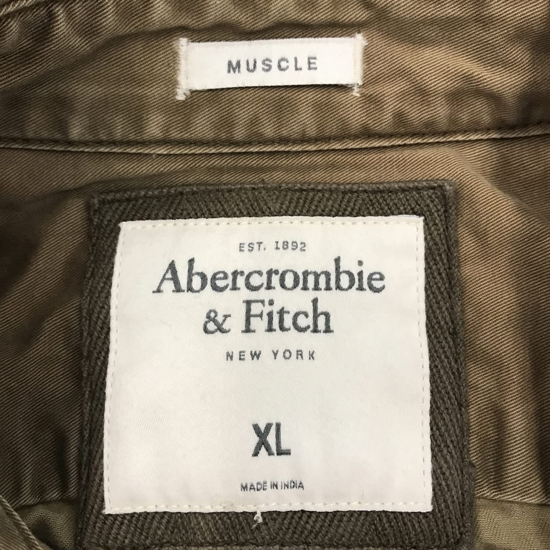 아베크롬비 밀리터리 가먼트 셔츠자켓 [XL] 상품이미지5