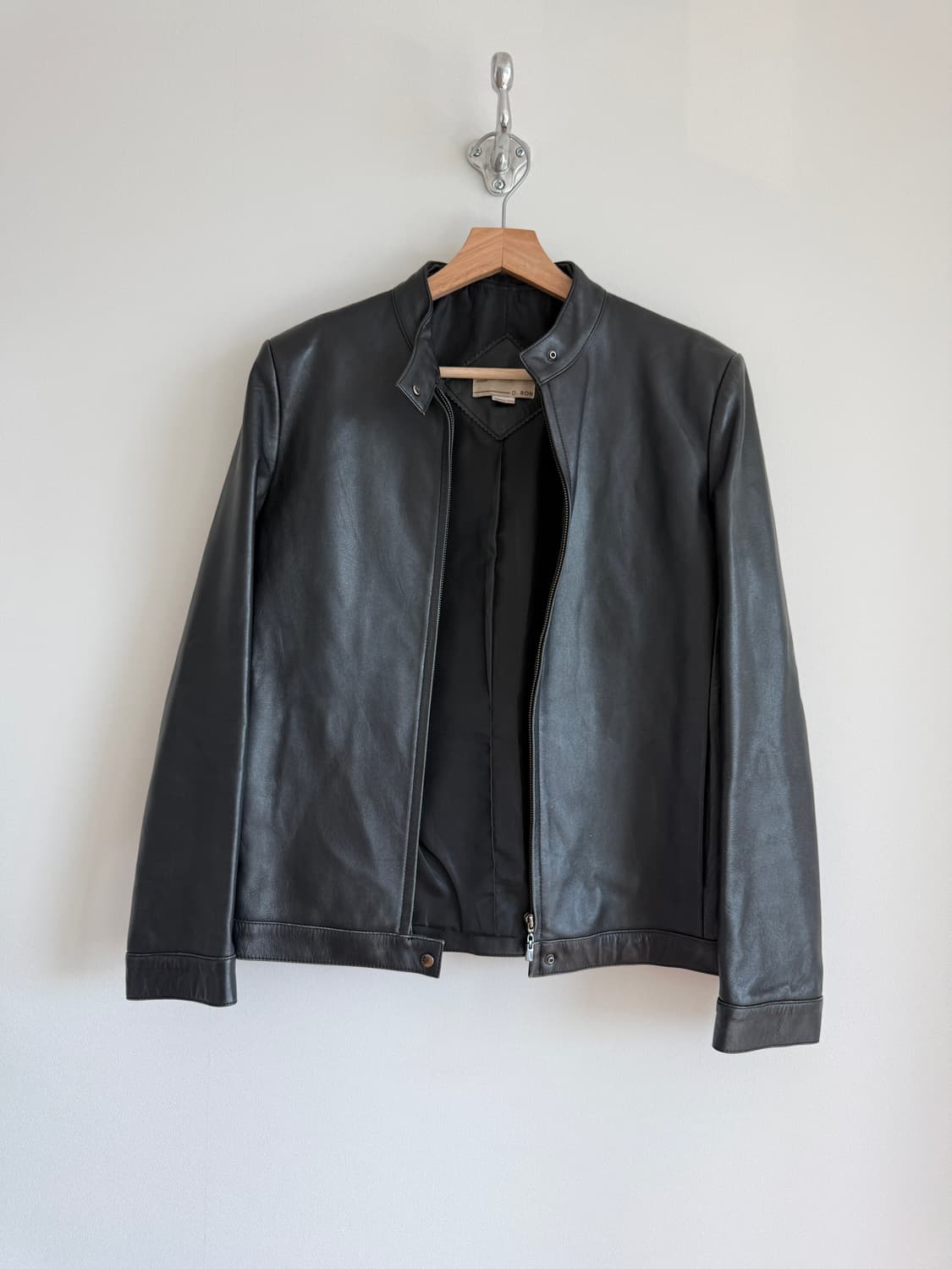 Pre owned 램스킨 레더 자켓 상품이미지2