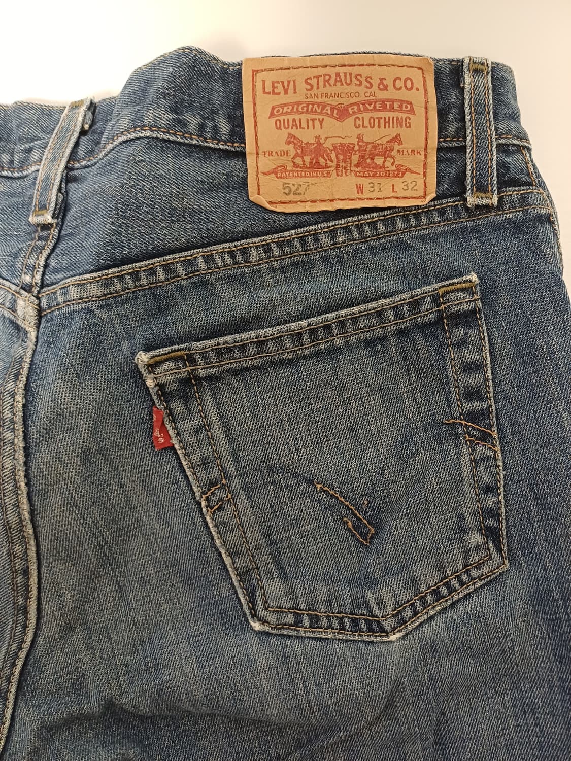 [W32] 리바이스 527 슬림 부츠컷-레어 더블 스티치 아카이브 상품이미지3