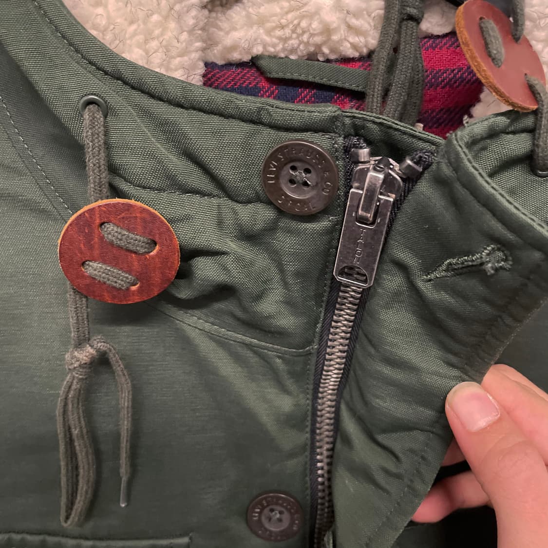 리바이스 덕 다운 시어링 야상 자켓 파카 상품이미지6