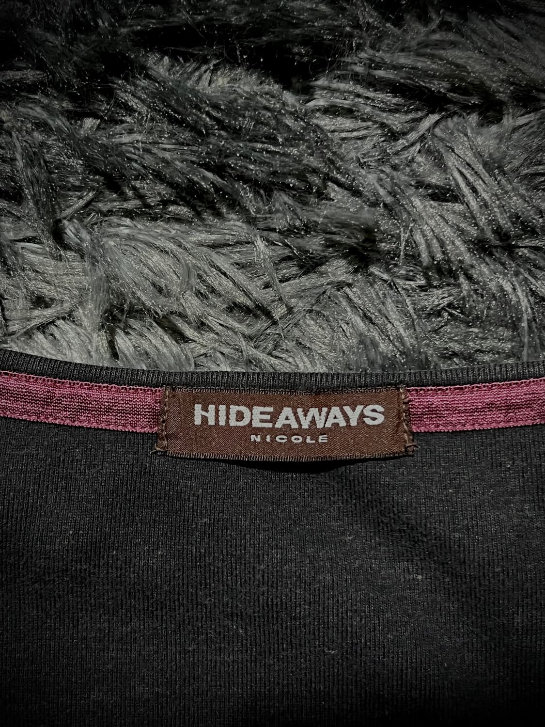 Hideaway 불꽃 유니온잭 레터링 블랙 반팔 티셔츠 상품이미지9