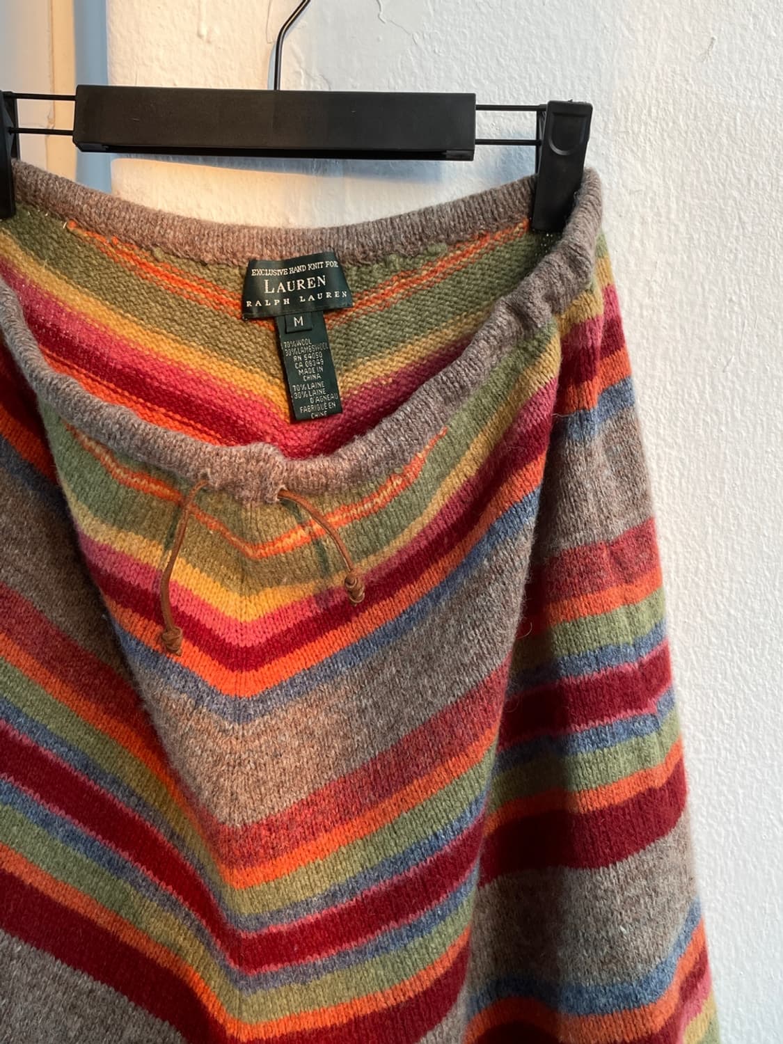 로렌 랄프로렌 폴로 사우스웨스턴 울 스커트  상품이미지5