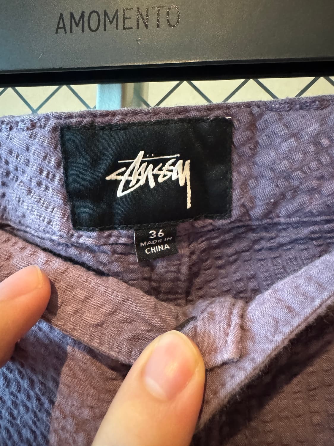 스투시 시어서커 더블니 워크팬츠 상품이미지3