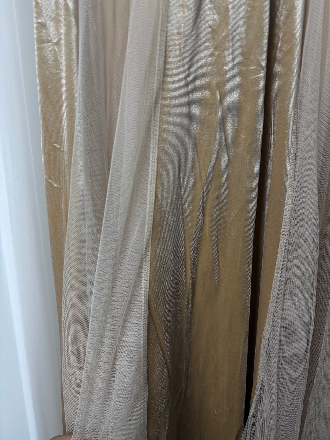 베이지 벨벳 뮤즈 플레어 스커트 상품이미지6