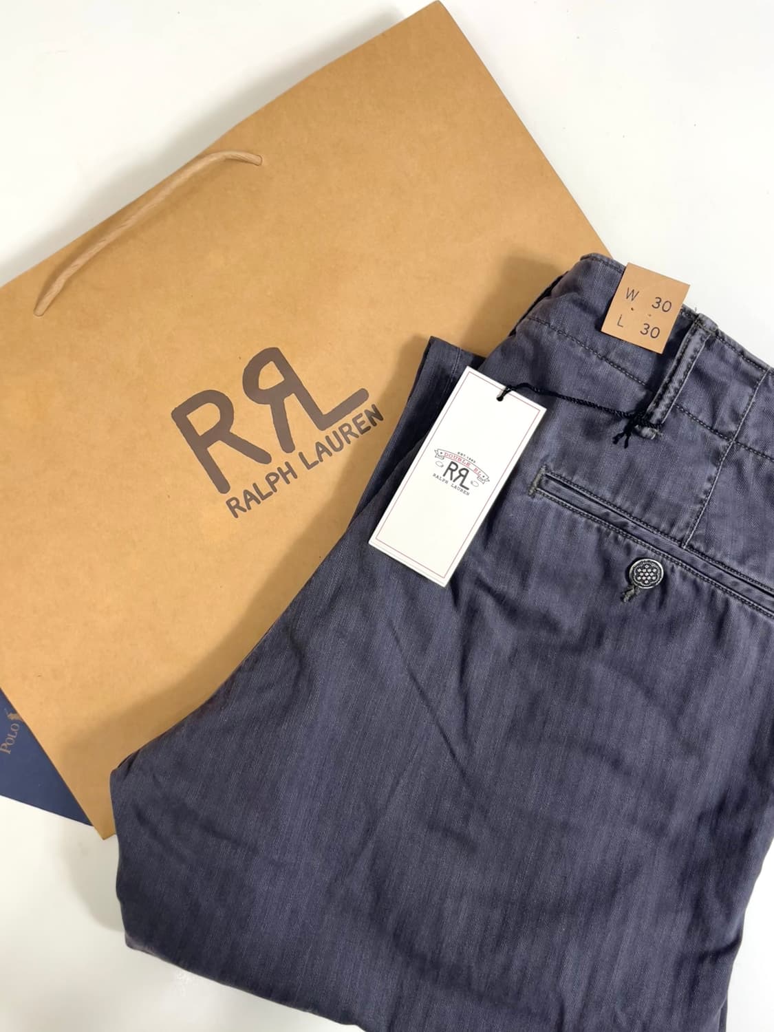 RRL 더블알엘 헤링본 필드팬츠 네이비/ 30/30 상품이미지1