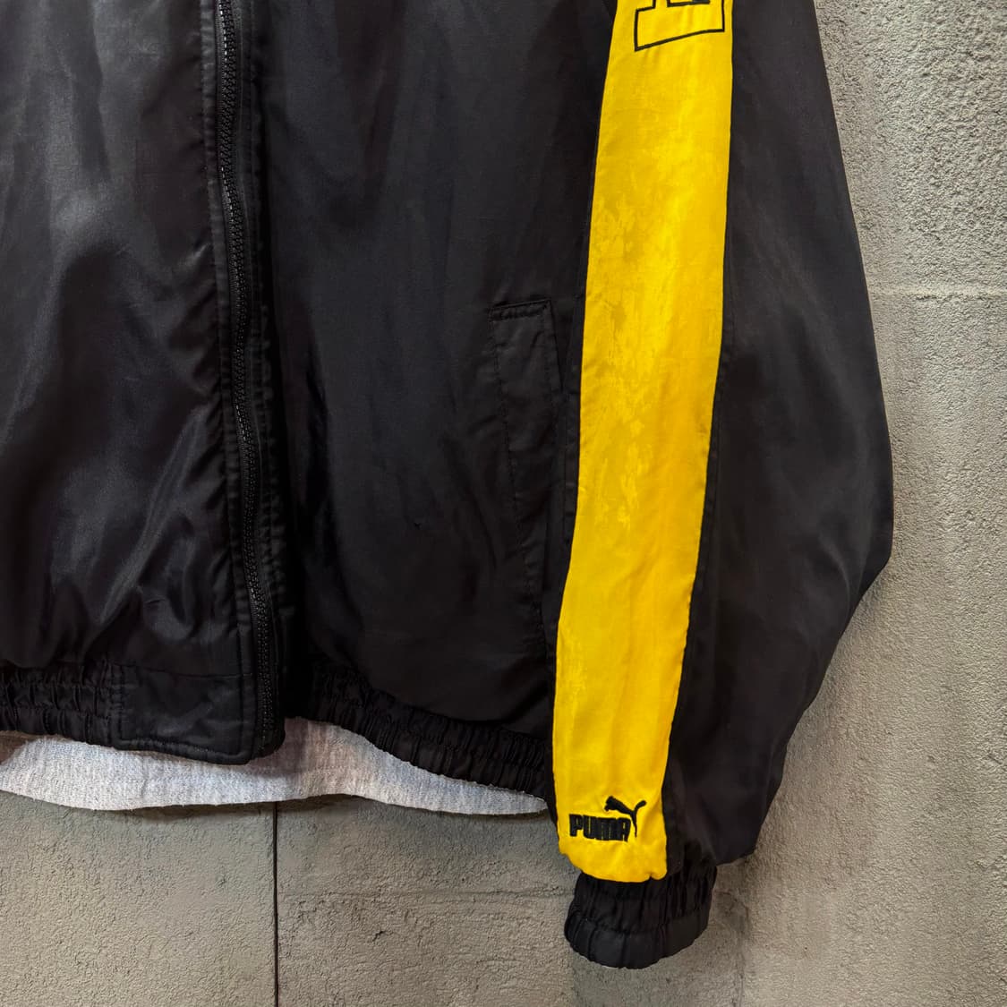90s 푸마 아이오와 대학 호크아이즈 리버시블 자켓 (XL)   상품이미지6