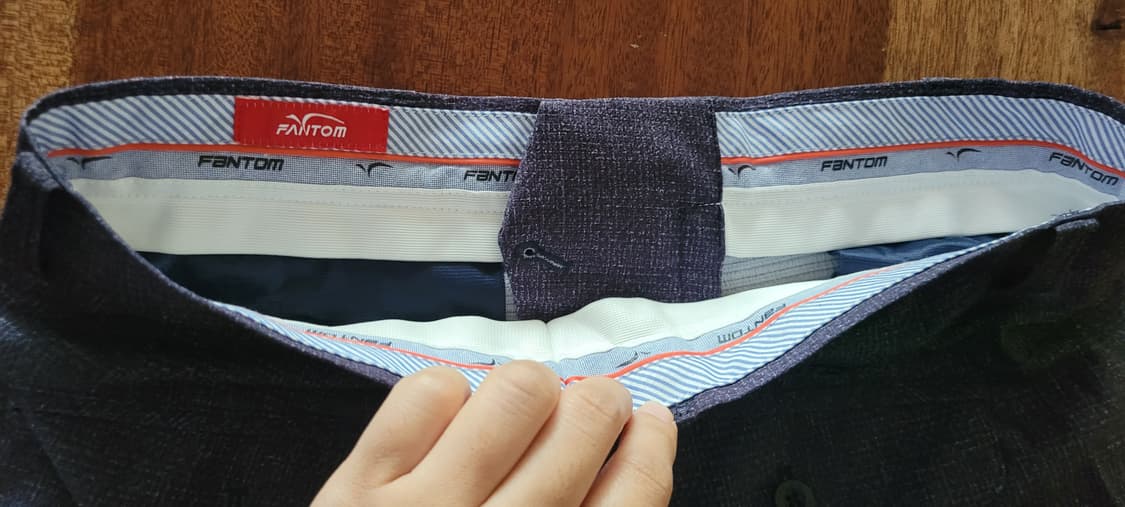 👔남성30인치👔FANTOM 골프바지 네이비(여름용) 상품이미지6