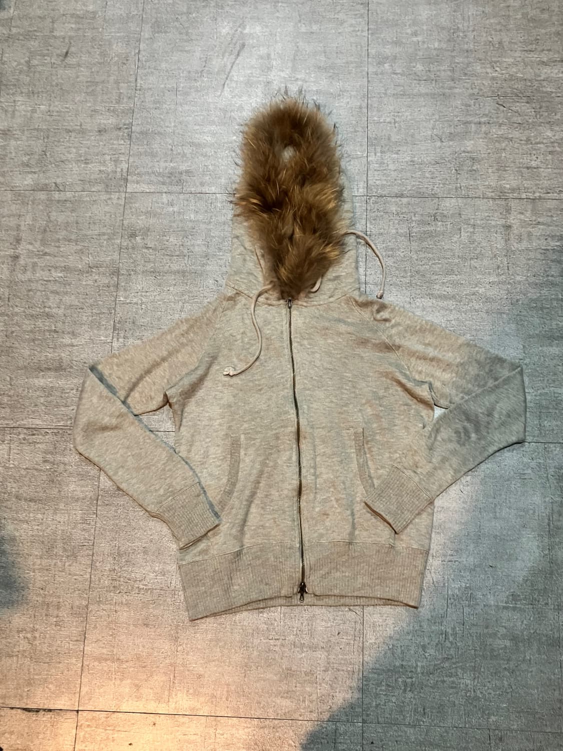 일본빈티지 Vtgofgoa 핀터깔y2k 보헤미안 아베깔 울프죠 후드집업 상품이미지2