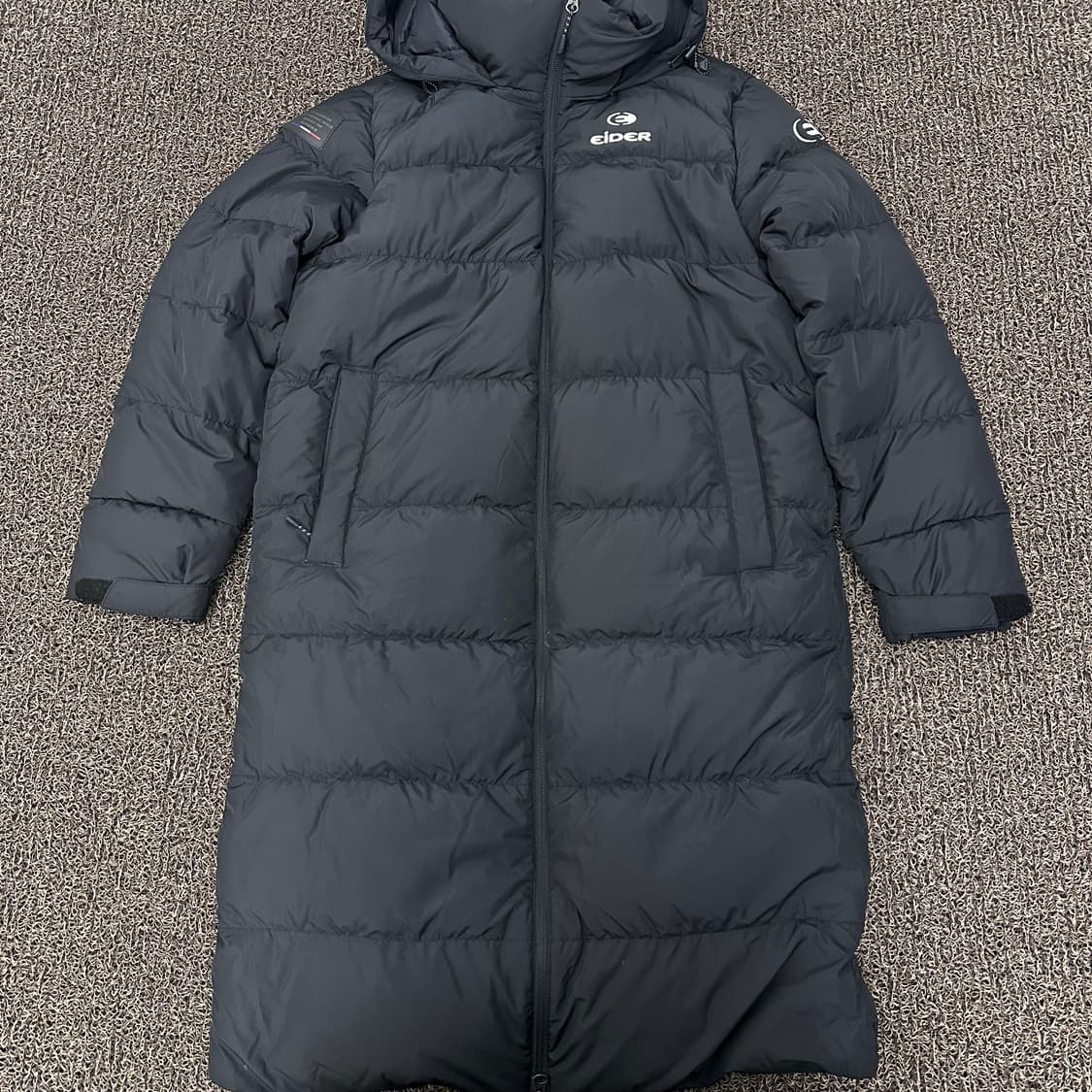 아이더 덕다운 롱패딩 블랙 S 상품이미지1