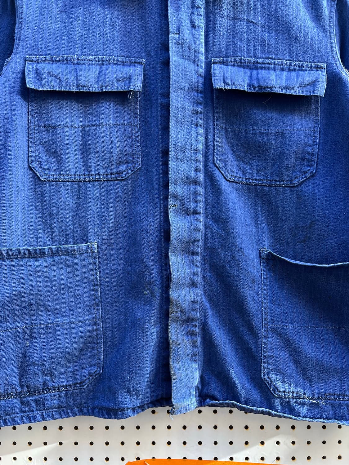 OLD VINTAGE HBT 4 POCKET FRENCH 프렌치워크자켓 상품이미지5