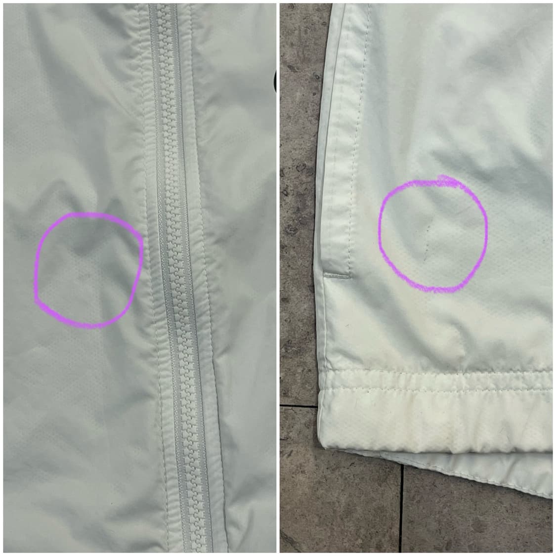 나이키 후드 바람막이 화이트 M #csz2560 상품이미지7