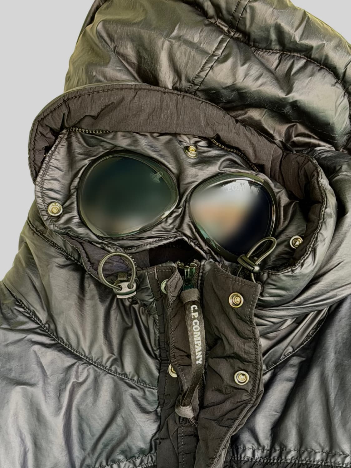 (새제품) CP 컴퍼니 24FW에코크롬 고글 다운 토탈이클립스 블루 XL 상품이미지10