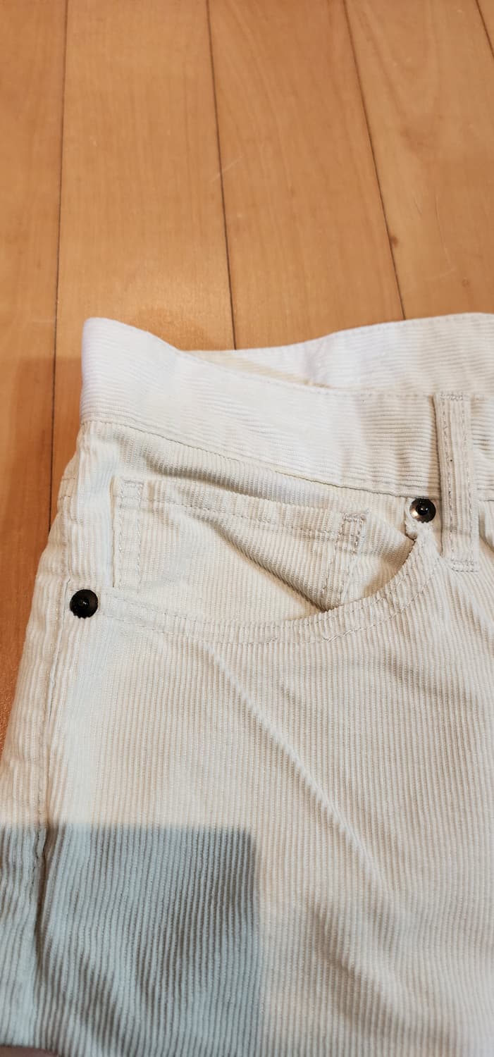 유니클로 코듀로이 팬츠 34 크림 상품이미지4