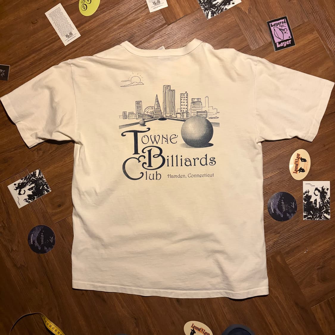 90s Anvil Billards 싱글스티치 헨리넥 티셔츠 상품이미지1