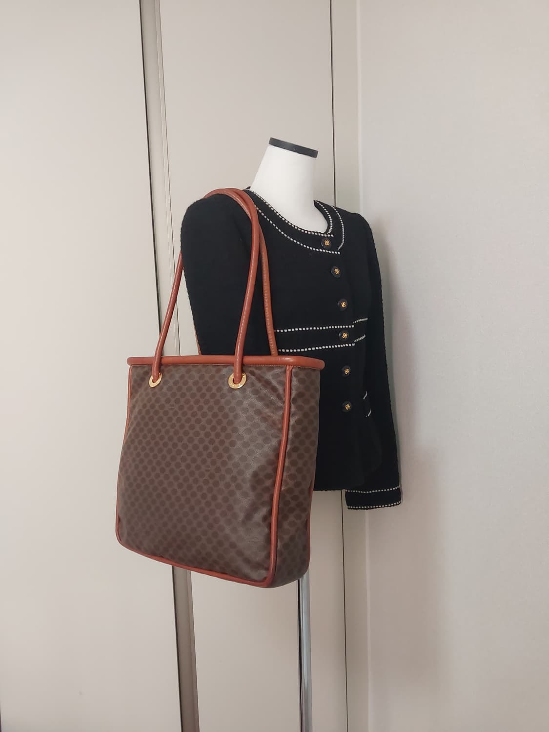 올드 셀린느 마카담 스퀘어 숄더백 (정품) 상품이미지6