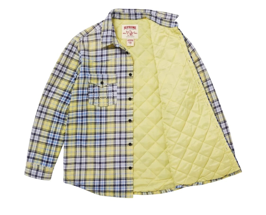 슈프림 트루릴리전 플레드 플란넬 셔츠 자켓 상품이미지3
