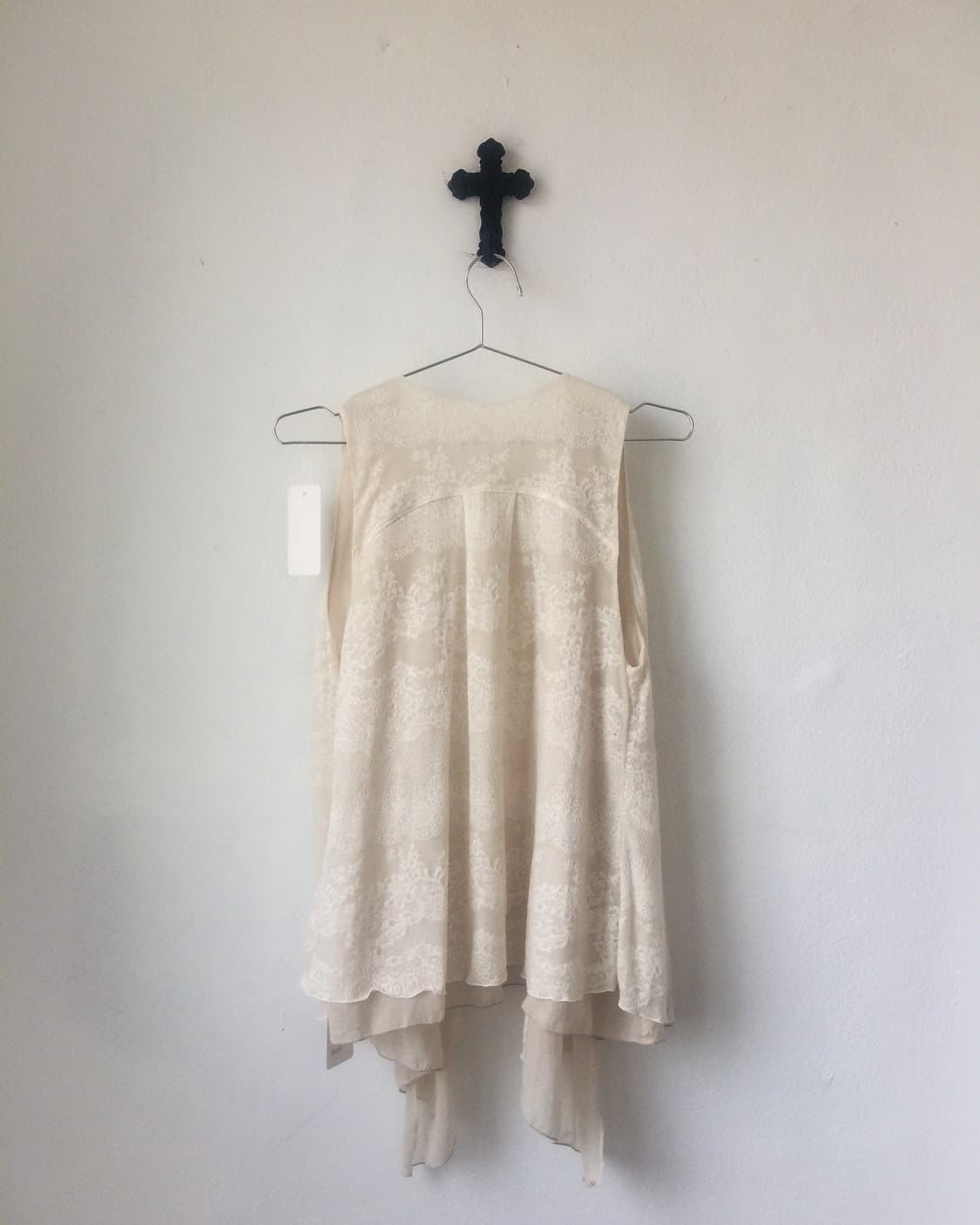 Ornament pattern reversible open vest 상품이미지5