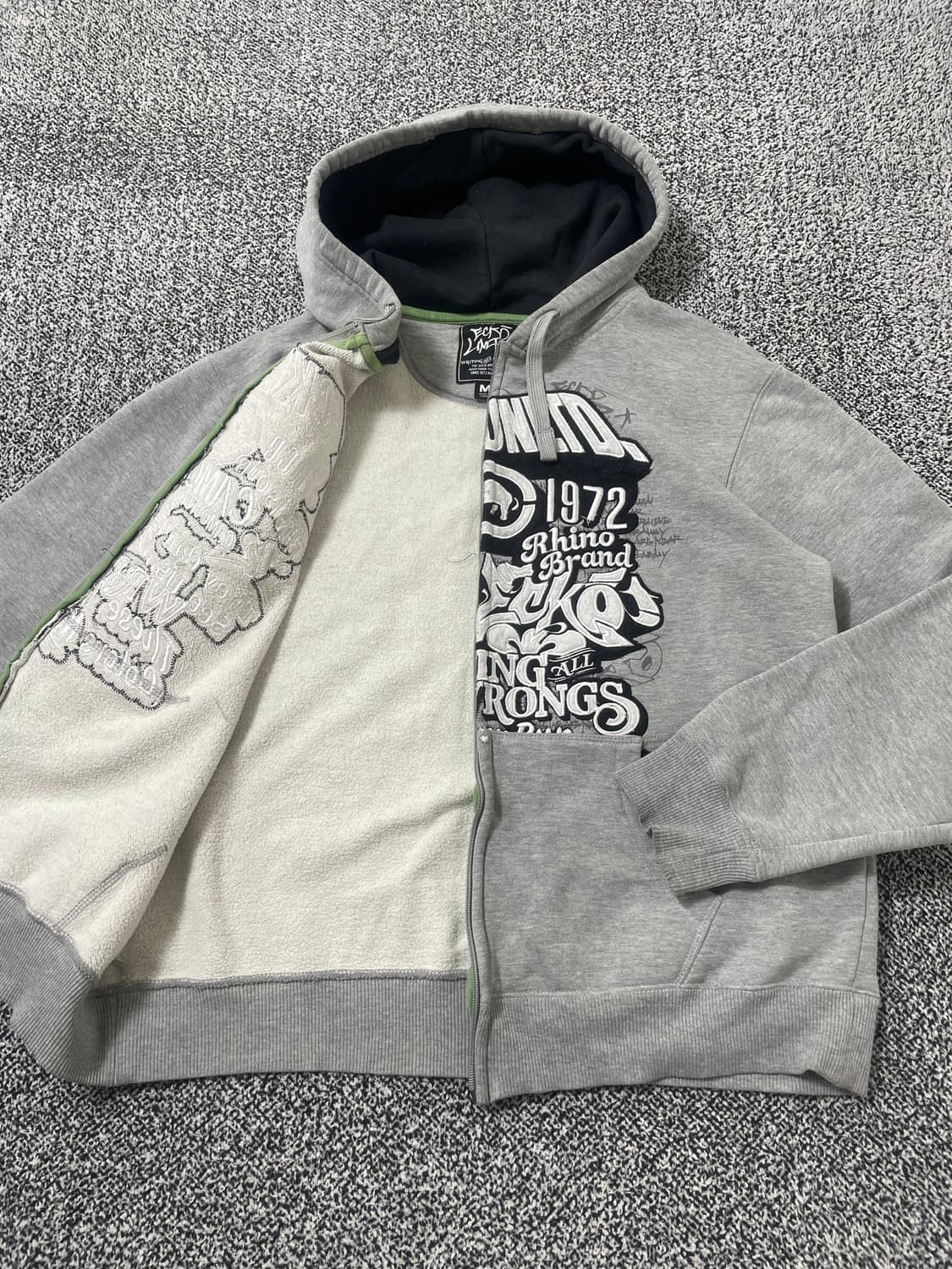 빈티지9. 에코언리미티드 올드스쿨 그래픽 후드집업 후디 Y2K 상품이미지3