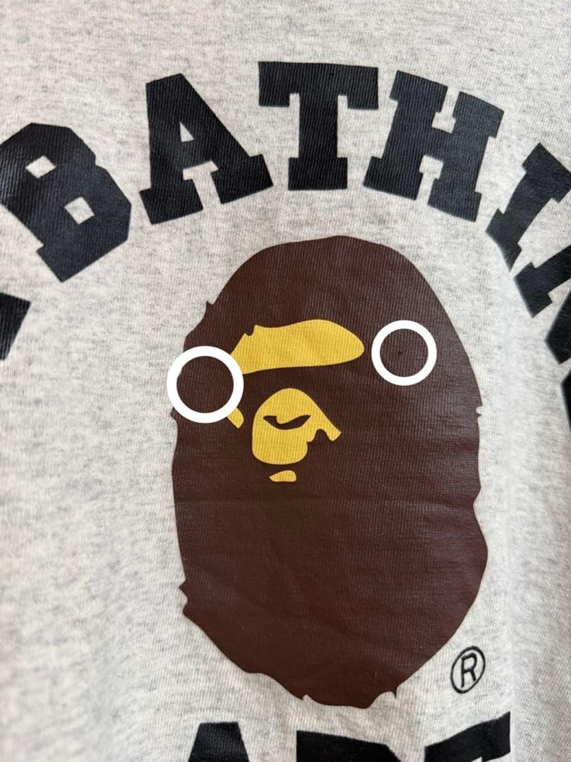 베이프 컬리지 로고 롱 슬리브 티셔츠 상품이미지5