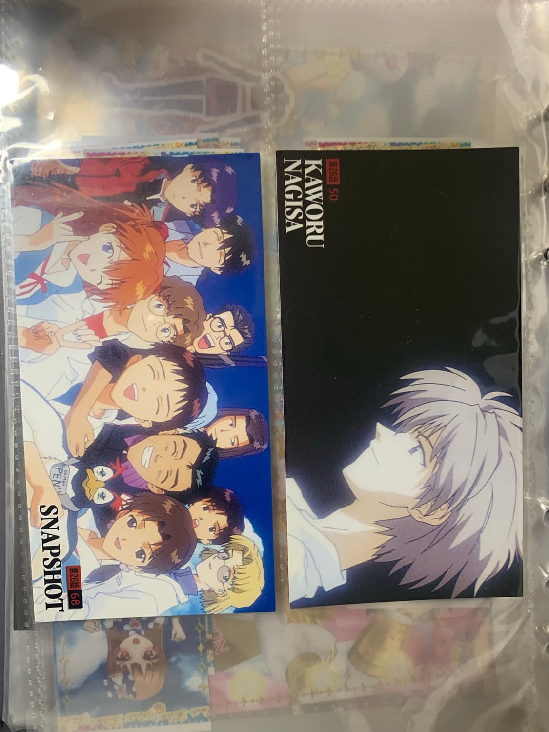 에반게리온 스냅샷 단체 극장판 엔딩 고전 일괄 카드다스 극희귀 카오루 상품이미지1