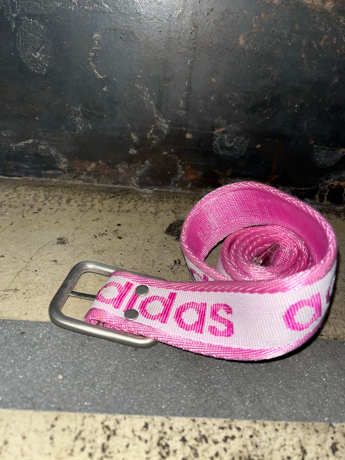 올드 아디다스 핑크 로고 벨트 상품이미지1