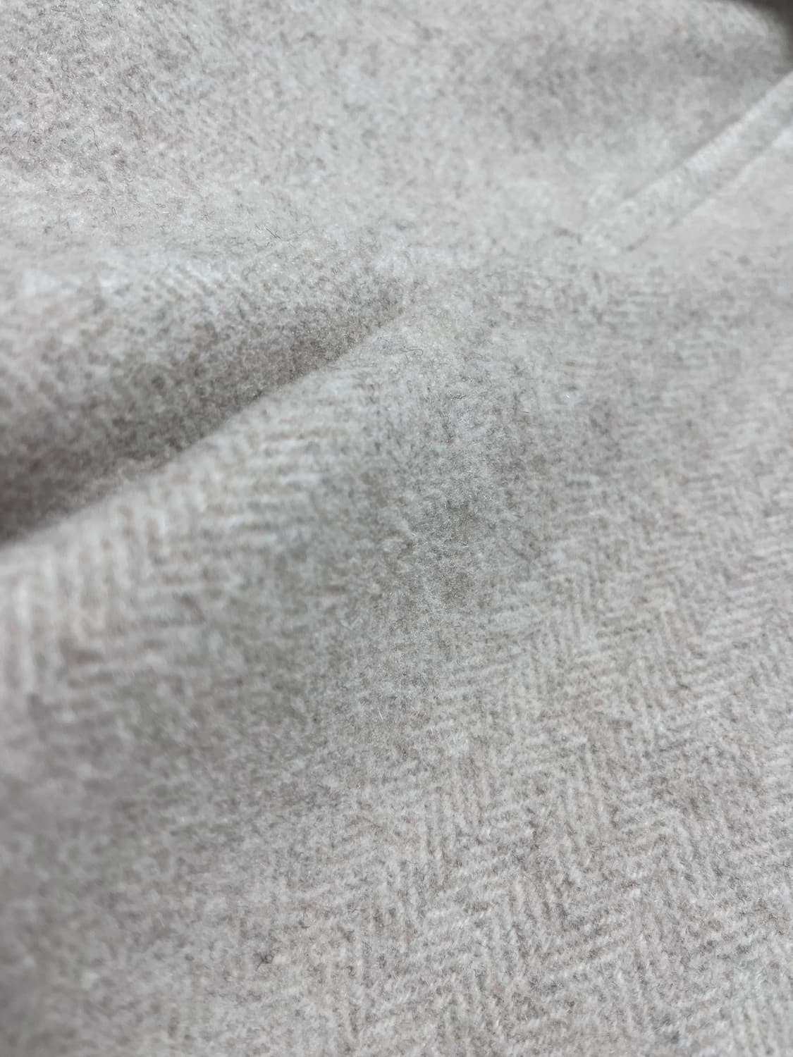 Mixxo 헤링본 더블 코트 오트밀 상품이미지4