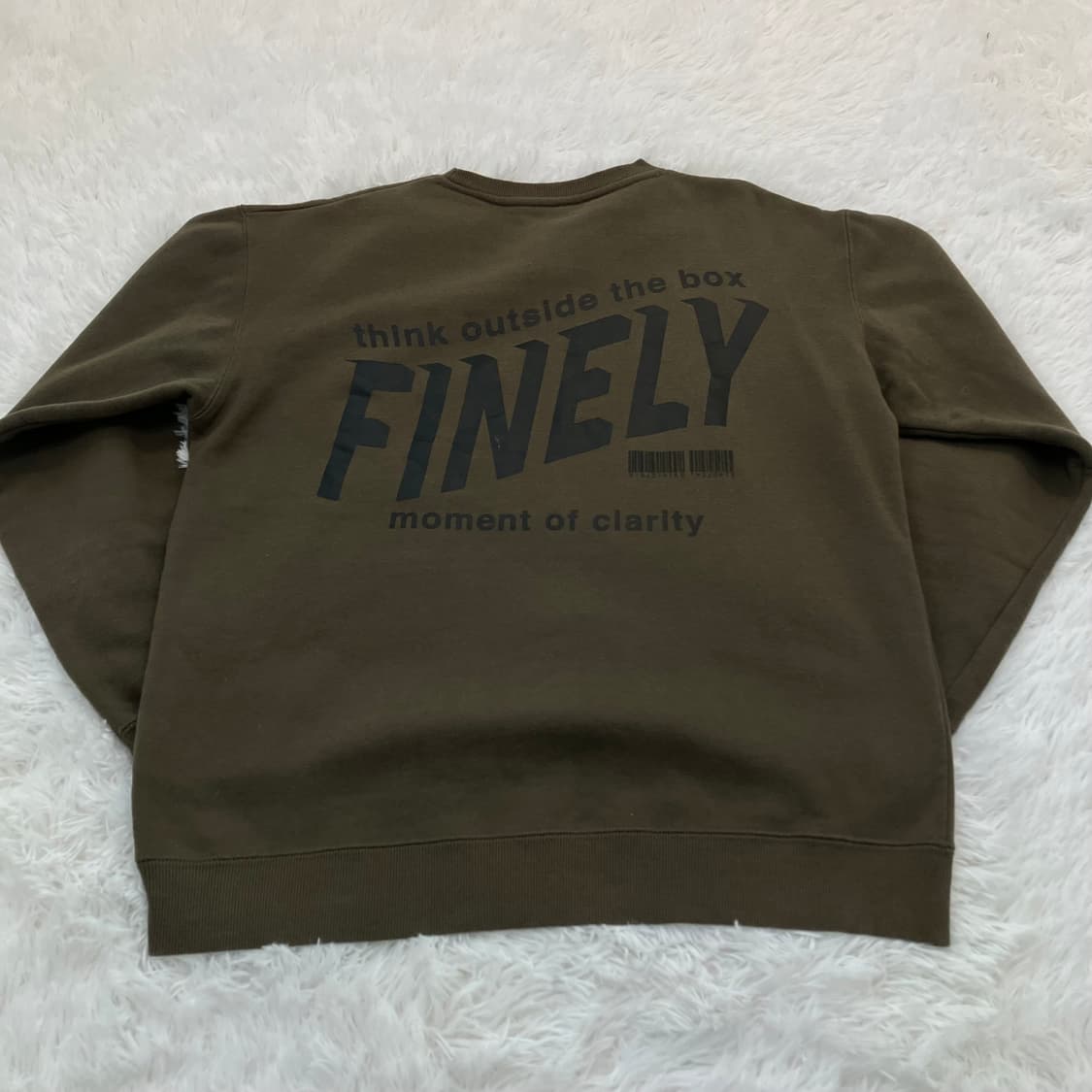 빈티지 싱크 카키 맨투맨 y2k 스트릿 갸루 펑키 일본빈티지735 fab 상품이미지2