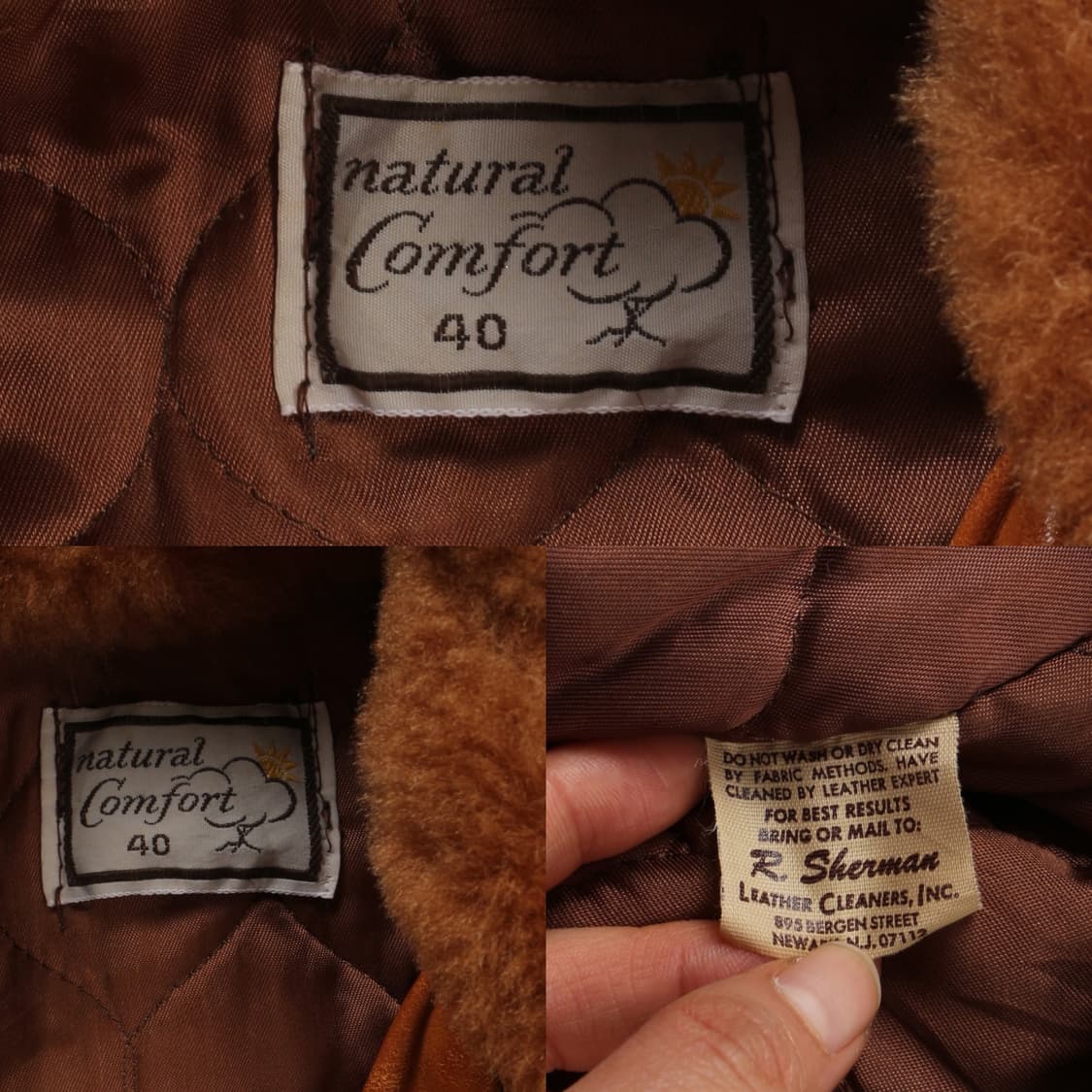 natural comfort 70s 레더 A-2 플라이 상품이미지10