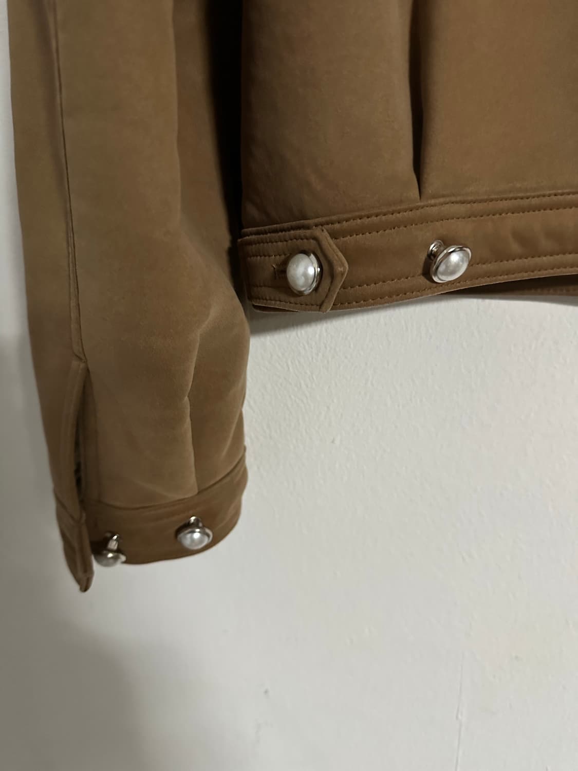 남성 스웨이드 트러커 무스탕  L사이즈 카멜 상품이미지4