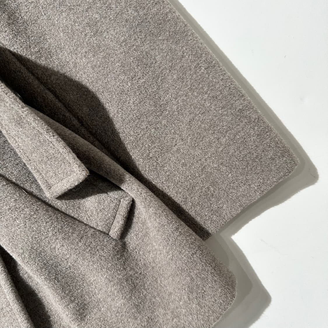 막스마라 울 앙고라 로브 더블 하프코트 상품이미지6