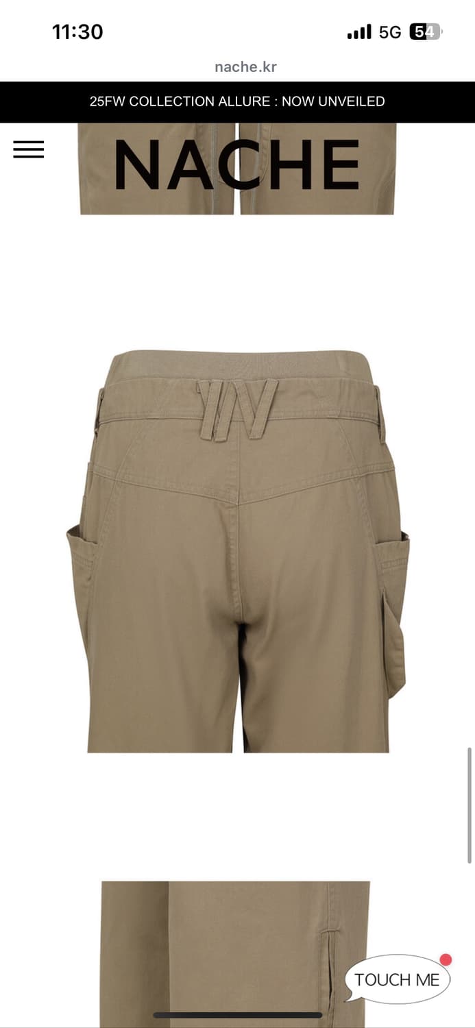 나체  OVERLAP PINTUCK PANTS (UNISEX) VINTA 상품이미지7