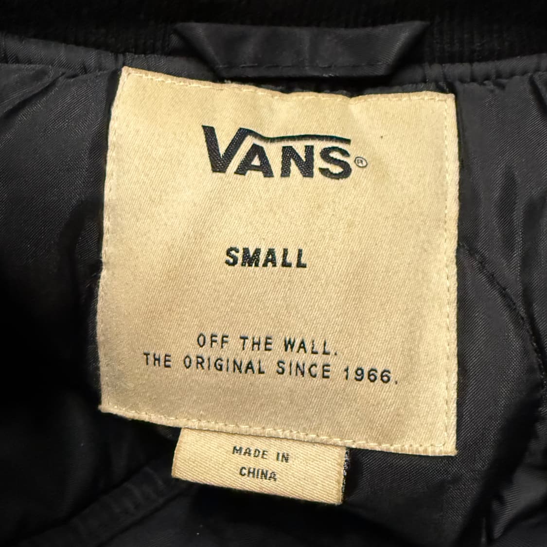 [정품/S] 반스 블랙 후드 집업 항공 점퍼 b16 상품이미지5