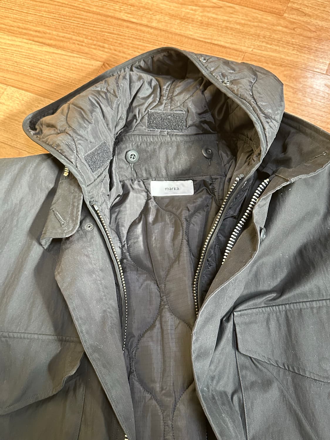 마카웨어 m65 블랙 2사이즈 내피포함 상품이미지4