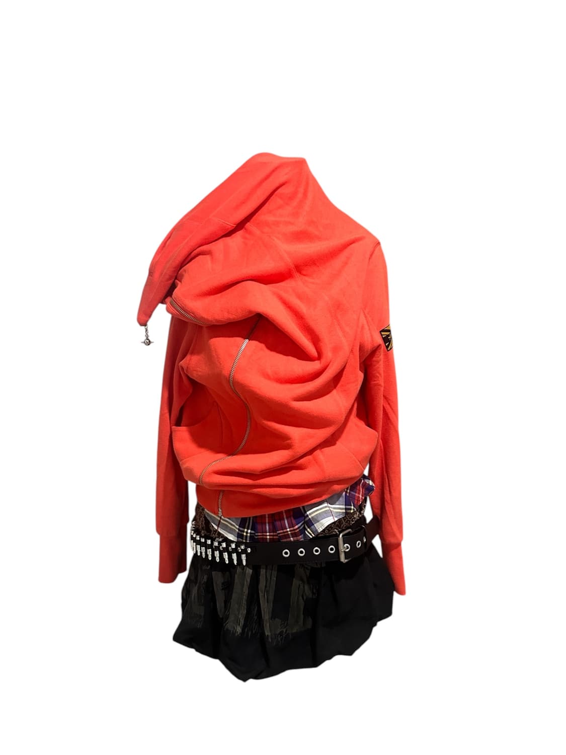 비비안웨스트우드 orb 지퍼 드레이핑  후드집업 상품이미지2