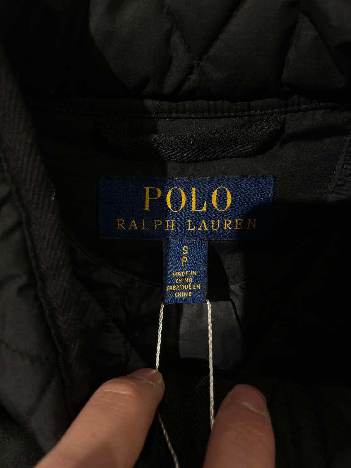 폴로 랄프로렌 블랙 스냅버튼 폴리에스터 퀼팅 자켓 상품이미지7