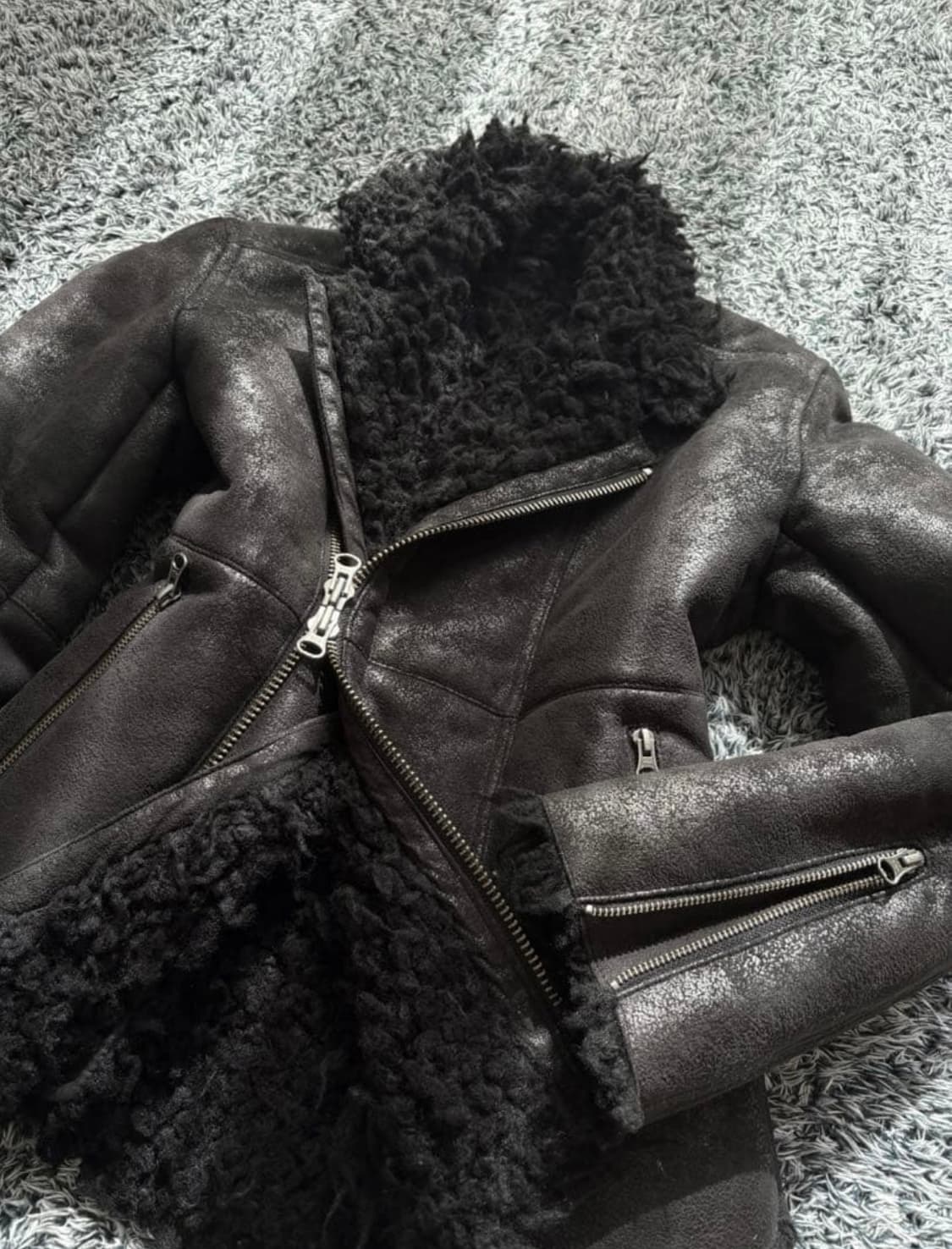 custom culture 퍼 자켓 상품이미지2