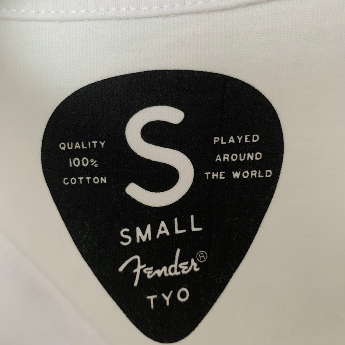 Fender 도쿄 한정 화이트 티셔츠 펜더 도쿄 상품이미지3