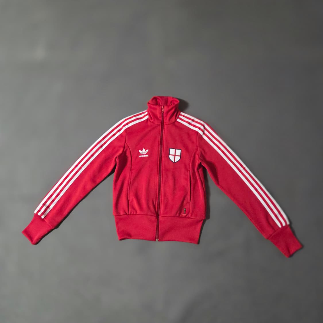 새상품급 05s 빈티지 아디다스 잉글랜드 크롭 져지 트랙탑 xs 상품이미지1